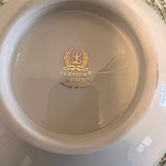 Lenox Serenade Bowl 24k Gold Hand Gilded - Vintage 1950's Made in USA - Picture 10 of 10